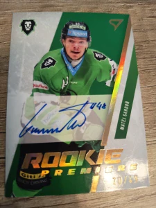Matěj Gardoň rookie premiere signature 20/49
