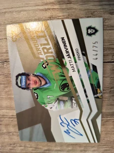 Matti Järvinen Around the world signature 44/75