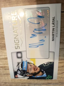 Martin Látal authentic signature 11/29