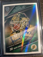 David Honzík Team goalie signature 04/10 Vsetín 25/26