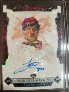 Roberts Kalkis Authentic signature 02/10 Poruba 25/26